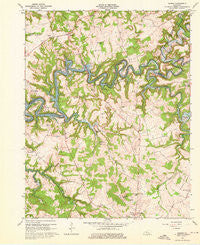 Madrid Kentucky Historical topographic map, 1:24000 scale, 7.5 X 7.5 Minute, Year 1963