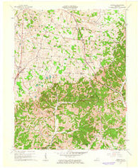 Magnolia Kentucky Historical topographic map, 1:24000 scale, 7.5 X 7.5 Minute, Year 1961