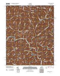 Majestic Kentucky Historical topographic map, 1:24000 scale, 7.5 X 7.5 Minute, Year 2011