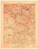 Mammoth Cave Kentucky Historical topographic map, 1:62500 scale, 15 X 15 Minute, Year 1923