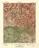 Mammoth Cave Kentucky Historical topographic map, 1:62500 scale, 15 X 15 Minute, Year 1922