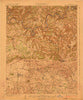 Mammoth Cave Kentucky Historical topographic map, 1:62500 scale, 15 X 15 Minute, Year 1923