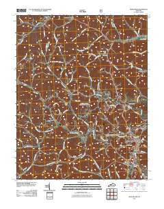 Manchester Kentucky Historical topographic map, 1:24000 scale, 7.5 X 7.5 Minute, Year 2011