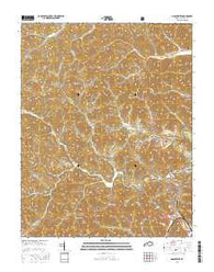 Manchester Kentucky Current topographic map, 1:24000 scale, 7.5 X 7.5 Minute, Year 2016