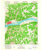 Manchester Islands Kentucky Historical topographic map, 1:24000 scale, 7.5 X 7.5 Minute, Year 1961
