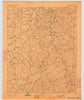 Manchester Kentucky Historical topographic map, 1:125000 scale, 30 X 30 Minute, Year 1891