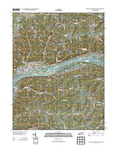 Manchester Islands Kentucky Historical topographic map, 1:24000 scale, 7.5 X 7.5 Minute, Year 2013