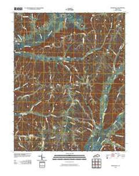 Mannsville Kentucky Historical topographic map, 1:24000 scale, 7.5 X 7.5 Minute, Year 2010