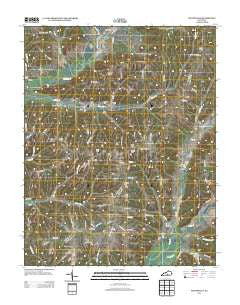 Mannsville Kentucky Historical topographic map, 1:24000 scale, 7.5 X 7.5 Minute, Year 2013