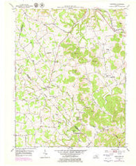 Maretburg Kentucky Historical topographic map, 1:24000 scale, 7.5 X 7.5 Minute, Year 1953