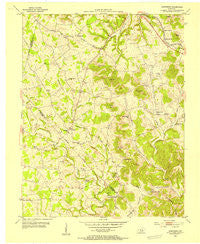 Maretburg Kentucky Historical topographic map, 1:24000 scale, 7.5 X 7.5 Minute, Year 1953