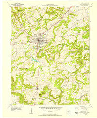 Marion Kentucky Historical topographic map, 1:24000 scale, 7.5 X 7.5 Minute, Year 1954