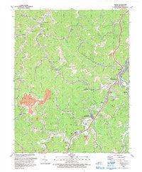 Martin Kentucky Historical topographic map, 1:24000 scale, 7.5 X 7.5 Minute, Year 1992