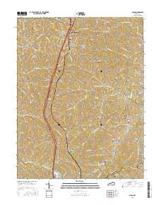 Mason Kentucky Current topographic map, 1:24000 scale, 7.5 X 7.5 Minute, Year 2016