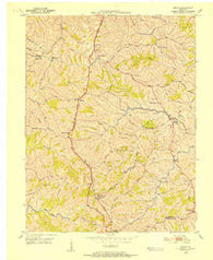 Mason Kentucky Historical topographic map, 1:24000 scale, 7.5 X 7.5 Minute, Year 1950