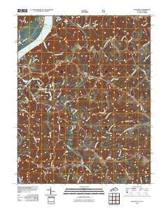 Mattingly Kentucky Historical topographic map, 1:24000 scale, 7.5 X 7.5 Minute, Year 2010