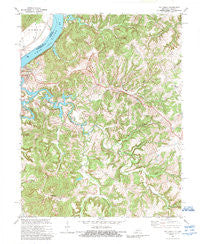 Mattingly Kentucky Historical topographic map, 1:24000 scale, 7.5 X 7.5 Minute, Year 1970