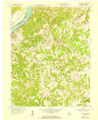Mattingly Kentucky Historical topographic map, 1:24000 scale, 7.5 X 7.5 Minute, Year 1953