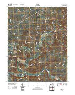Maud Kentucky Historical topographic map, 1:24000 scale, 7.5 X 7.5 Minute, Year 2010