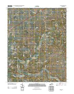 Maud Kentucky Historical topographic map, 1:24000 scale, 7.5 X 7.5 Minute, Year 2013