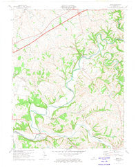 Maud Kentucky Historical topographic map, 1:24000 scale, 7.5 X 7.5 Minute, Year 1972