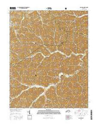Maulden Kentucky Current topographic map, 1:24000 scale, 7.5 X 7.5 Minute, Year 2016