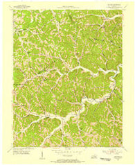 Maulden Kentucky Historical topographic map, 1:24000 scale, 7.5 X 7.5 Minute, Year 1954
