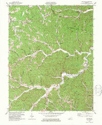 Maulden Kentucky Historical topographic map, 1:24000 scale, 7.5 X 7.5 Minute, Year 1979
