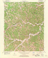 Maulden Kentucky Historical topographic map, 1:24000 scale, 7.5 X 7.5 Minute, Year 1954