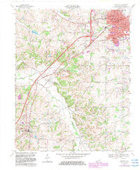 Mayfield Kentucky Historical topographic map, 1:24000 scale, 7.5 X 7.5 Minute, Year 1969