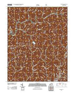 Mayking Kentucky Historical topographic map, 1:24000 scale, 7.5 X 7.5 Minute, Year 2010