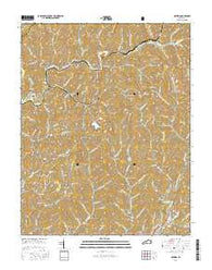Mayking Kentucky Current topographic map, 1:24000 scale, 7.5 X 7.5 Minute, Year 2016