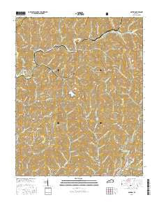 Mayking Kentucky Current topographic map, 1:24000 scale, 7.5 X 7.5 Minute, Year 2016