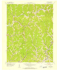 Mayking Kentucky Historical topographic map, 1:24000 scale, 7.5 X 7.5 Minute, Year 1954