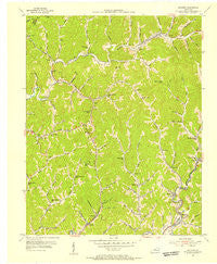 Mayking Kentucky Historical topographic map, 1:24000 scale, 7.5 X 7.5 Minute, Year 1954