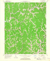 Mayking Kentucky Historical topographic map, 1:24000 scale, 7.5 X 7.5 Minute, Year 1954