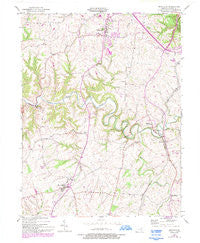 Mays Lick Kentucky Historical topographic map, 1:24000 scale, 7.5 X 7.5 Minute, Year 1952