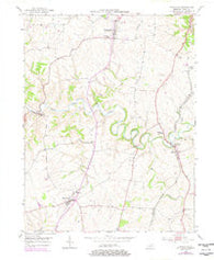 Mays Lick Kentucky Historical topographic map, 1:24000 scale, 7.5 X 7.5 Minute, Year 1952