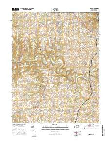 Mays Lick Kentucky Current topographic map, 1:24000 scale, 7.5 X 7.5 Minute, Year 2016