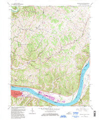 Maysville East Kentucky Historical topographic map, 1:24000 scale, 7.5 X 7.5 Minute, Year 1992