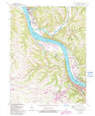 Maysville West Kentucky Historical topographic map, 1:24000 scale, 7.5 X 7.5 Minute, Year 1961
