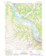 Maysville West Kentucky Historical topographic map, 1:24000 scale, 7.5 X 7.5 Minute, Year 1961