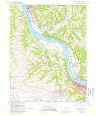 Maysville West Kentucky Historical topographic map, 1:24000 scale, 7.5 X 7.5 Minute, Year 1961