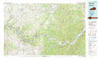 Maysville Kentucky Historical topographic map, 1:100000 scale, 30 X 60 Minute, Year 1991