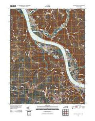 Maysville West Kentucky Historical topographic map, 1:24000 scale, 7.5 X 7.5 Minute, Year 2010