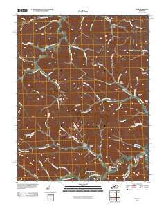 Mazie Kentucky Historical topographic map, 1:24000 scale, 7.5 X 7.5 Minute, Year 2010