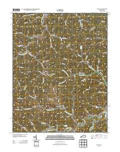 Mazie Kentucky Historical topographic map, 1:24000 scale, 7.5 X 7.5 Minute, Year 2013