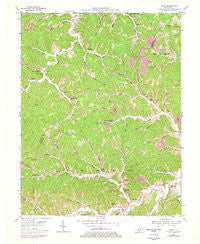 Mazie Kentucky Historical topographic map, 1:24000 scale, 7.5 X 7.5 Minute, Year 1953