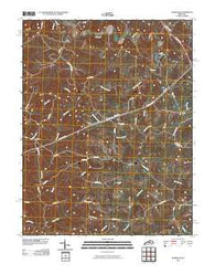McBrayer Kentucky Historical topographic map, 1:24000 scale, 7.5 X 7.5 Minute, Year 2010