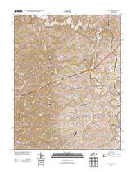 McBrayer Kentucky Historical topographic map, 1:24000 scale, 7.5 X 7.5 Minute, Year 2013
